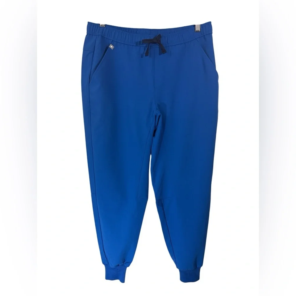 Figs Men’s Tansen Jogger 2.0 Short Scrub Pants Blue Size M NWT